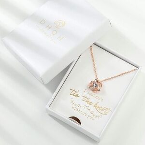 Rose Gold Knot Necklace